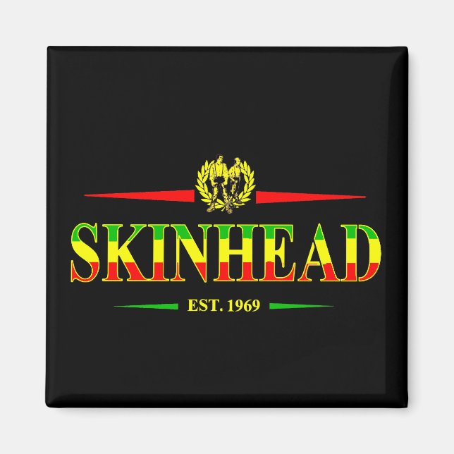 Jamaica Skinhead 1969 Magnet (Front)