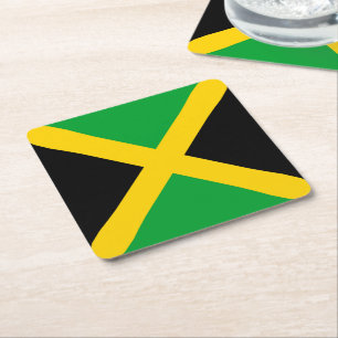 Jamaica Square Paper Coaster