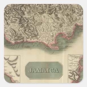 Jamaica Square Sticker