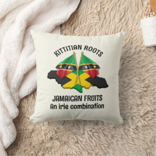 JAMAICA ST KITTS Irie Combination Throw Pillow