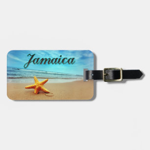 Jamaica starfish luggage tag