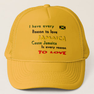 jamaica trucker hat