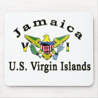 Jamaica / US Virgin Islands Mouse Pad