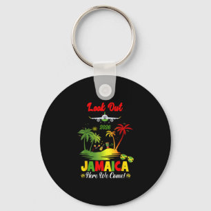 Jamaica Vacation 2026 Matching Jamaican Group Birt Keychain
