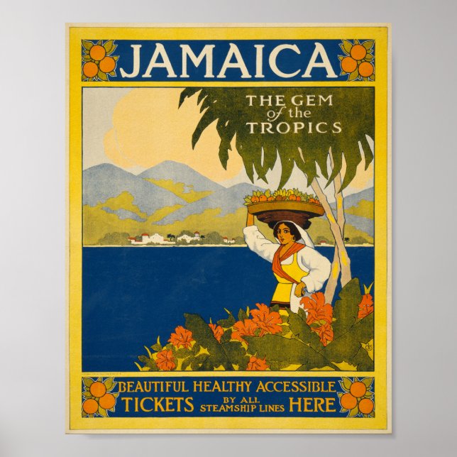 Jamaica Vintage Poster (Front)