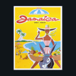 Jamaica vintage travel postcard<br><div class="desc">Jamaica vintage travel Postcard</div>