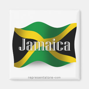 Jamaica Waving Flag Magnet