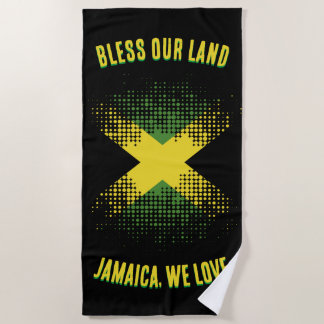 JAMAICA WE LOVE  BEACH TOWEL