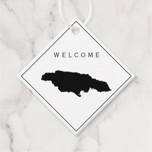 Jamaica Welcome Bag Gift Tag for Wedding Weekend