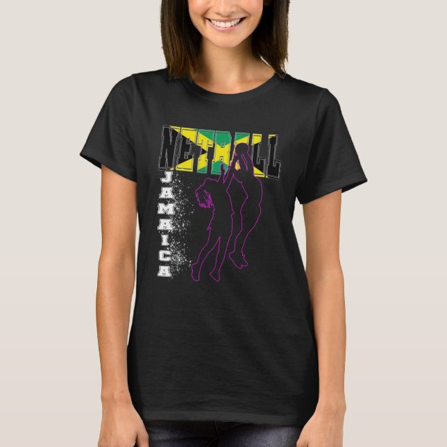 Jamaica World Team  Netball T-Shirt (Front)