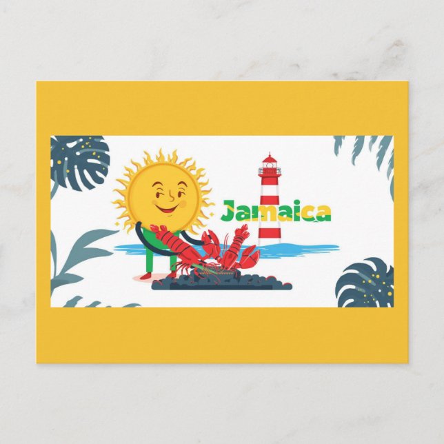 Jamaica ya mon  postcard (Front)