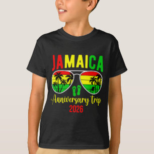Jamaicaa Anniversary Trip 2026 Matching Couple Vac T-Shirt
