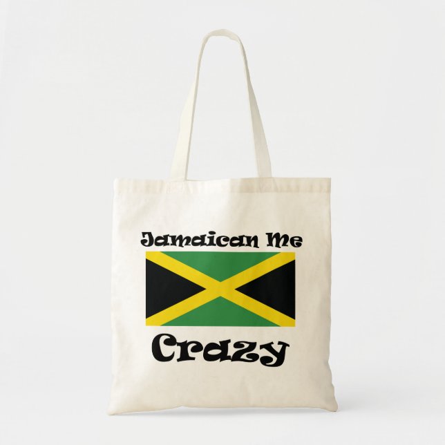 Jamaïcain je sac fourre-tout fou (Devant)