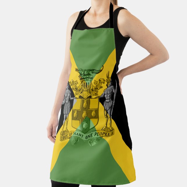 Jamaican All-Over Print Apron (Insitu)