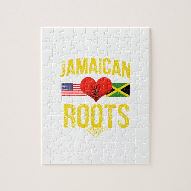 Jamaican American Jigsaw Puzzle (Vertical)