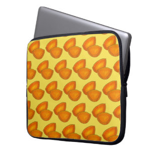 Jamaican Beef Patty Patties Food Cooking Yellow Laptop Sleeve