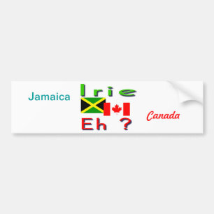 Jamaican-Canadian bumper stickers