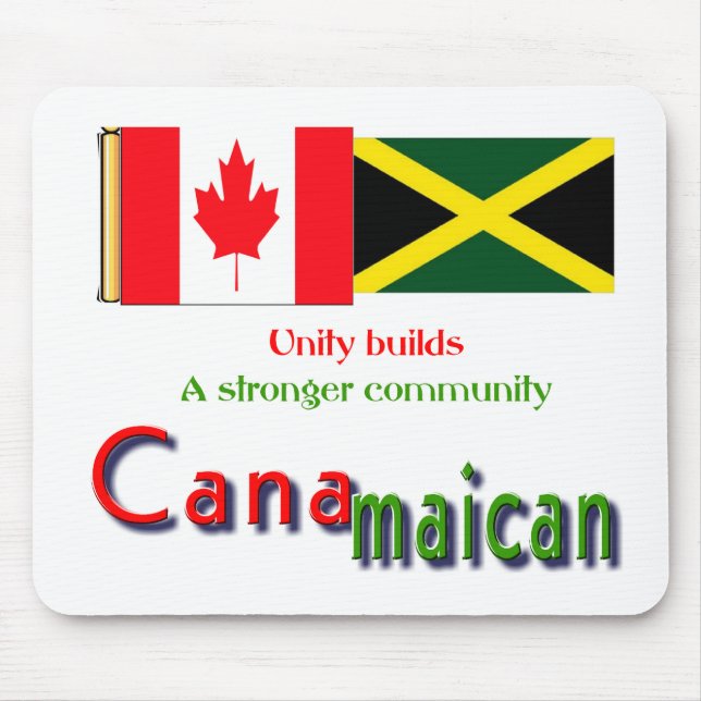 jamaican-canadian roots mouse pad (Front)