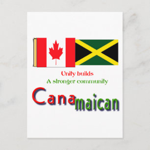 jamaican-canadian roots postcard