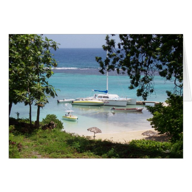 Jamaican Coast Card (Front Horizontal)