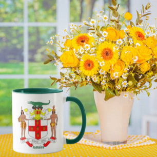 Jamaican Coat of Arms and National Anthem Mug