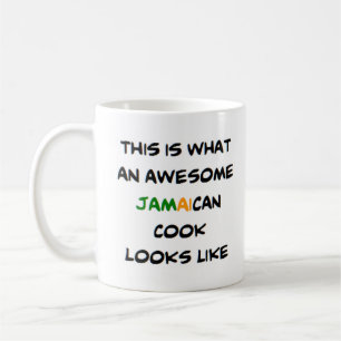 jamaican cook, awesome coffee mug