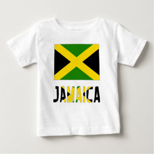 Jamaican Flag and Jamaica Baby T-Shirt