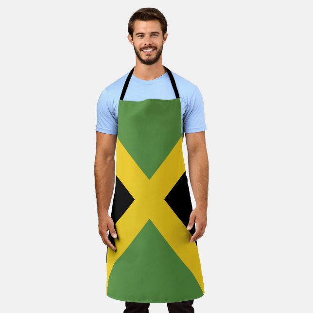 Jamaican Flag Apron (Worn)