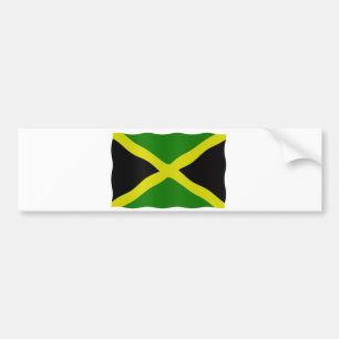 Jamaican flag bumper sticker