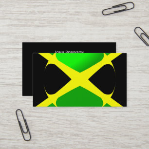 Jamaican Flag Business Card