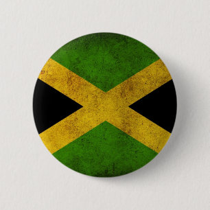 Jamaican Flag Button