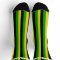 Jamaican Flag Colours Striped