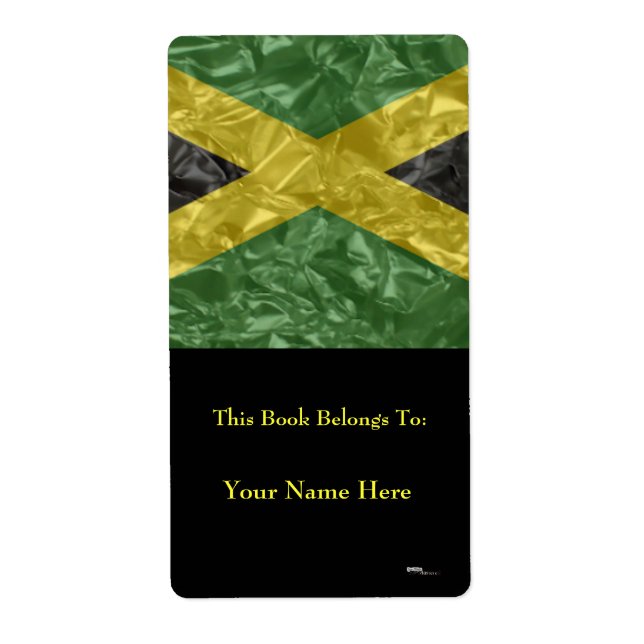 Jamaican Flag - Crinkled (Front)
