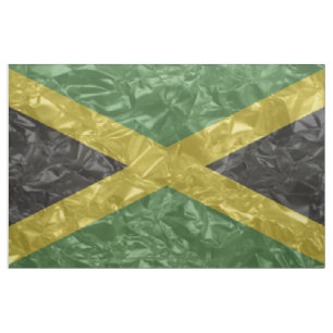 Jamaican Flag - Crinkled Fabric