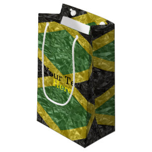 Jamaican Flag - Crinkled Small Gift Bag