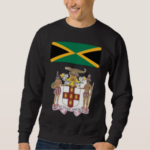 Jamaican Flag & Cultural Symbols Pride Sweatshirt