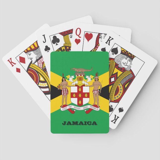 Jamaican Flag Games, Jamaica Playing Cards (Back)
