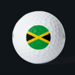 Jamaican Flag Golf Balls<br><div class="desc">This design features the national flag of Jamaica, which is an island country in the Caribbean Sea. It is the third-largest island of the Greater Antilles and the Caribbean (after Cuba and Hispaniola). The country has a global influence that belies its small size: for example, it was the birthplace of...</div>
