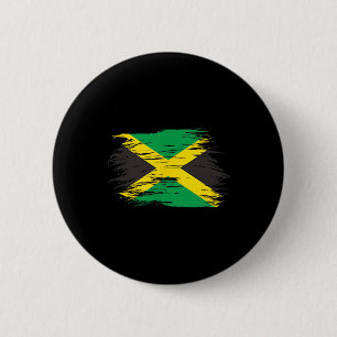 Jamaican Flag Jamaica Souvenir Love Travel Vacatio 2 Inch Round Button