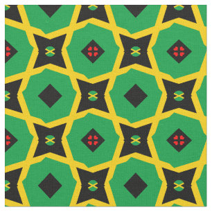 Jamaican Flag & Jamaica Trendy Fabric /fashion