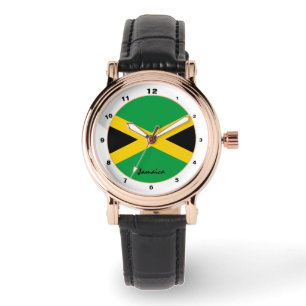 Jamaican Flag & Jamaica trendy fashion /design Watch