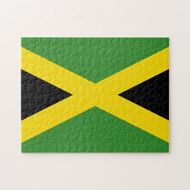 Jamaican Flag Jigsaw Puzzle (Horizontal)