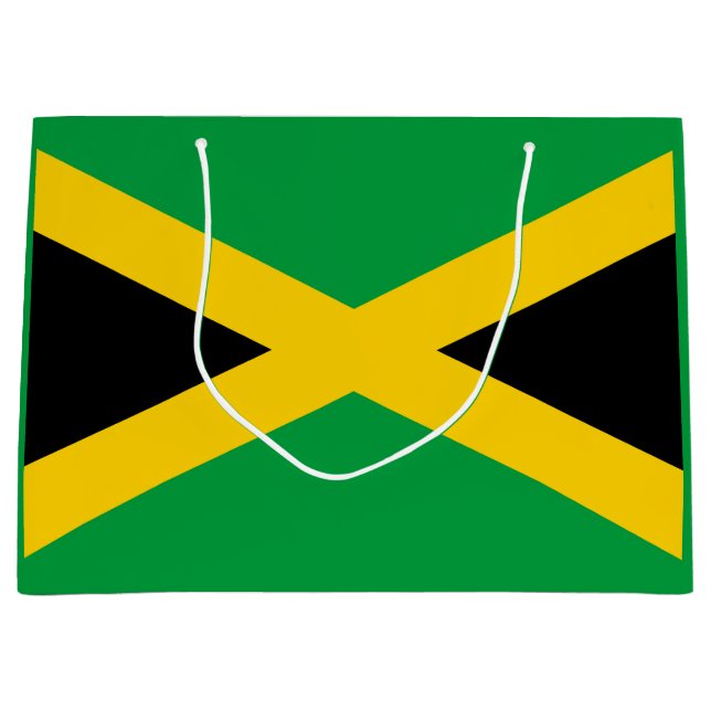 Jamaican Flag Large Gift Bag (Front)