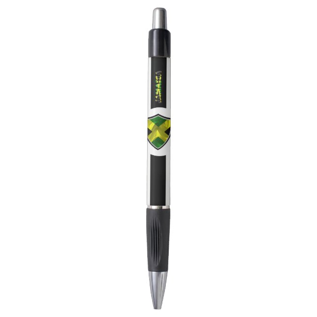 Jamaican flag pen (Front Vertical)