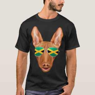 Jamaican Flag Pharaoh Hound Dog Jamaica Pocket T-Shirt