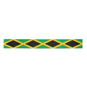 Jamaican Flag Satin Ribbon