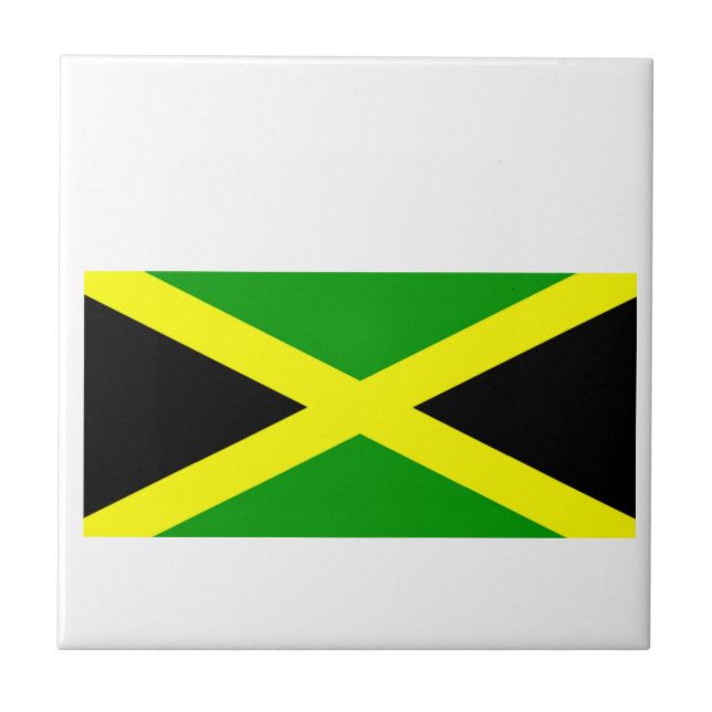 Jamaican Flag Tile (Front)