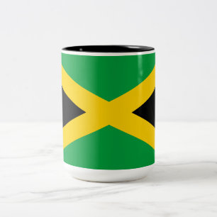 Jamaican Flag Two-Tone Coffee Mug