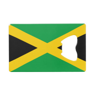 Jamaican Flag Wallet Bottle Opener