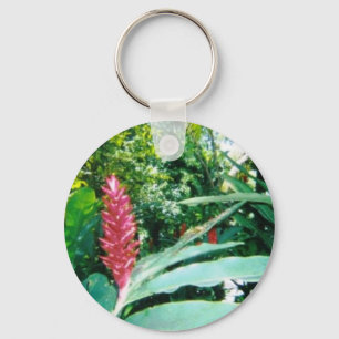 Jamaican Flower Keychain